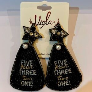 Countdown to New Year’s Earrings